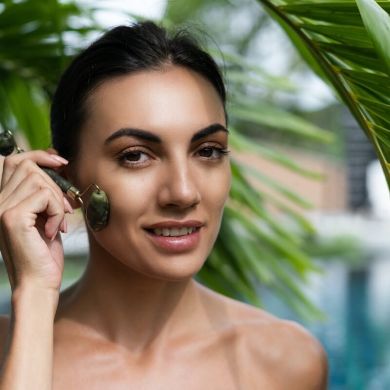 Rodillo de Jade Facial